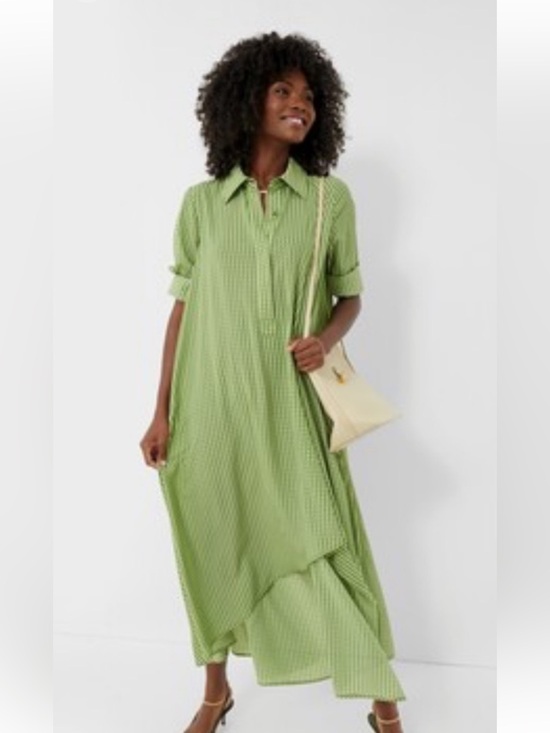 Tuckernuck Dresses & Skirts - Tuckernuck Verdant Basketweave Geo Lucille Dress